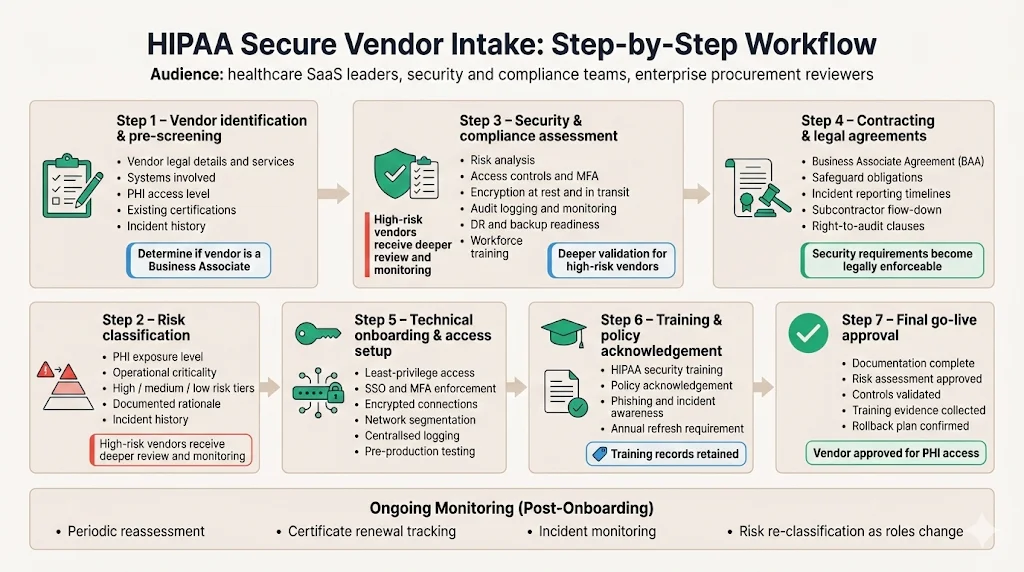The Step‑by‑Step HIPAA Secure Vendor Intake Process